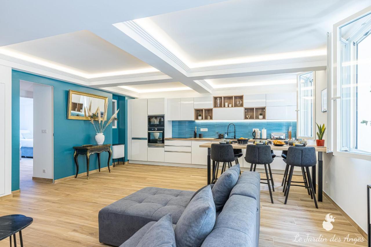 Luxury 3 Bdr Garden & Parking - Angels' Garden Apartment Nice Bagian luar foto