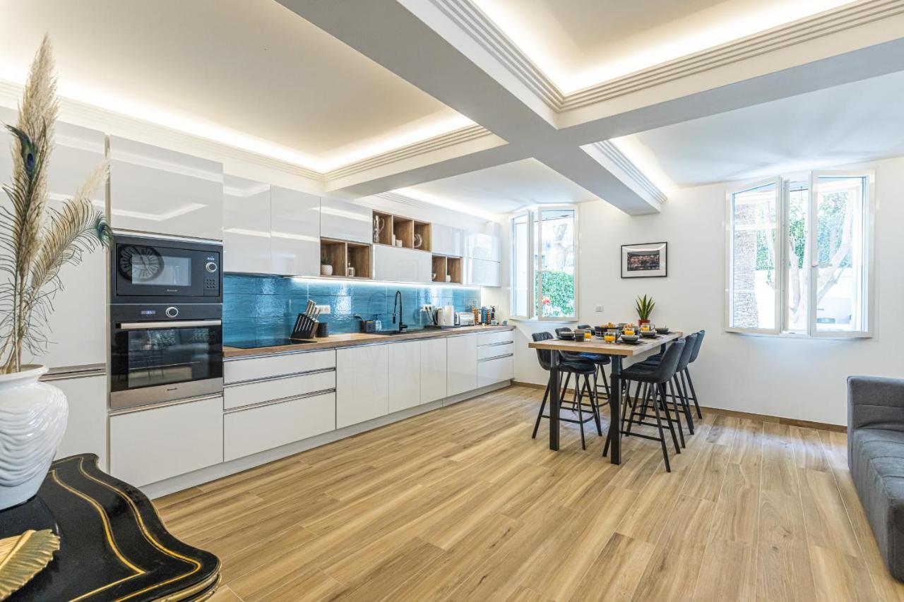 Luxury 3 Bdr Garden & Parking - Angels' Garden Apartment Nice Bagian luar foto