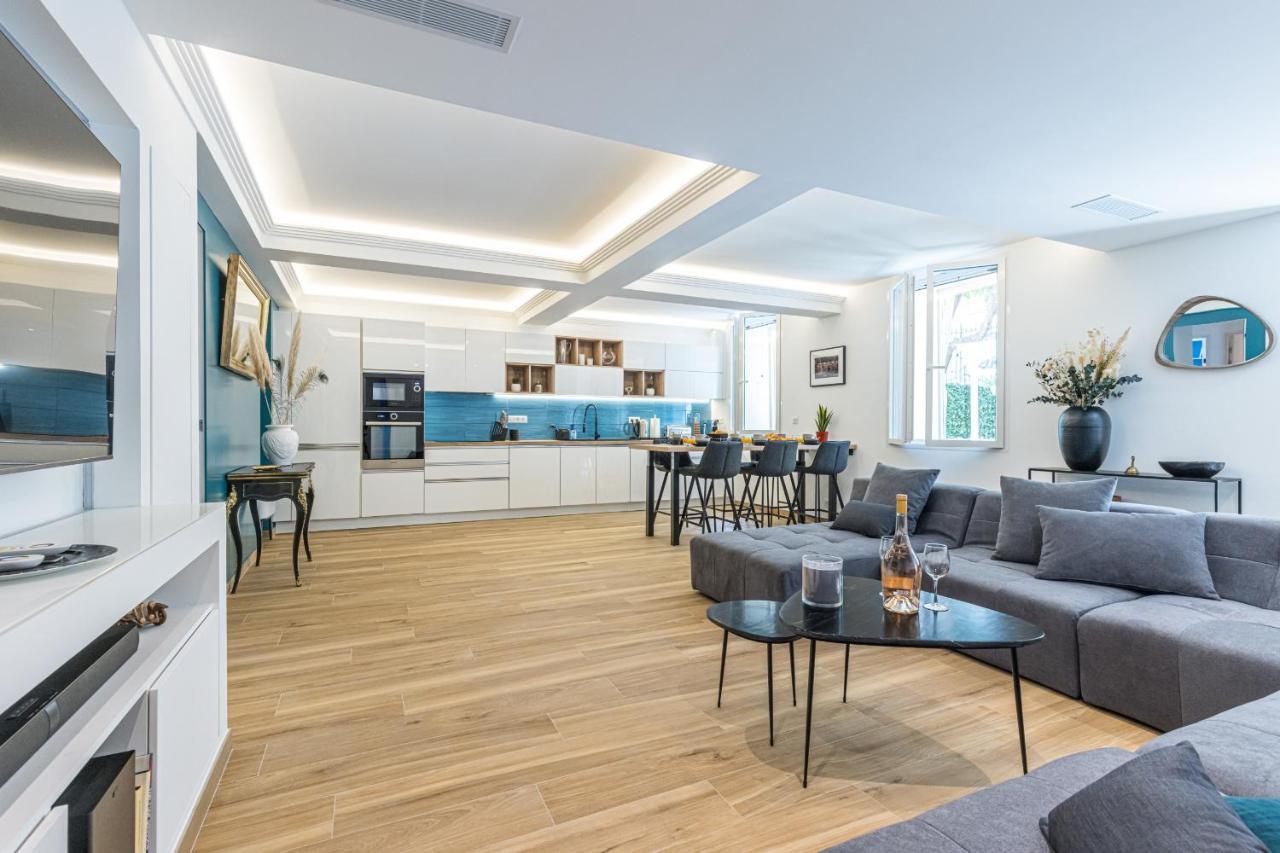 Luxury 3 Bdr Garden & Parking - Angels' Garden Apartment Nice Bagian luar foto