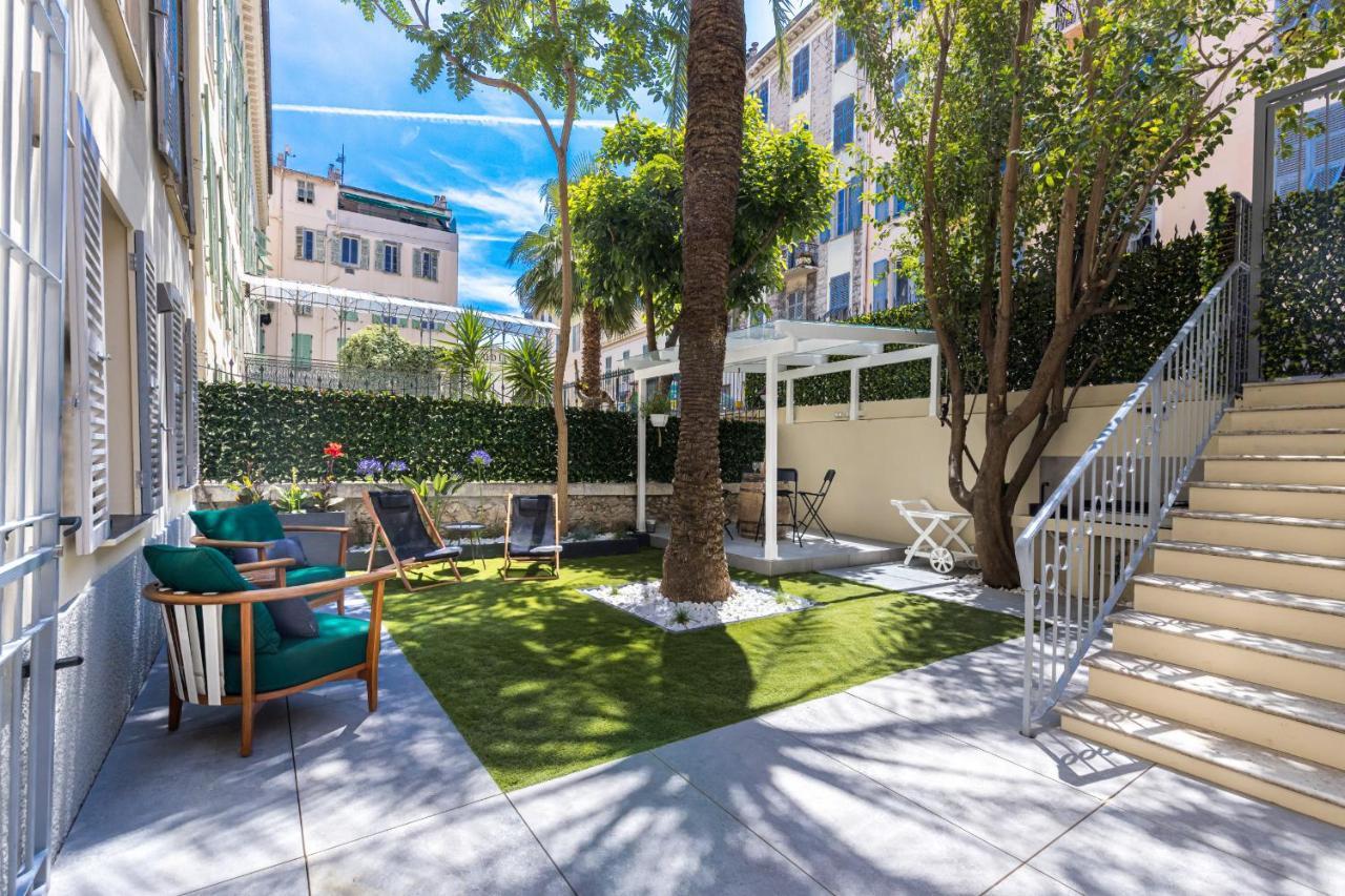 Luxury 3 Bdr Garden & Parking - Angels' Garden Apartment Nice Bagian luar foto